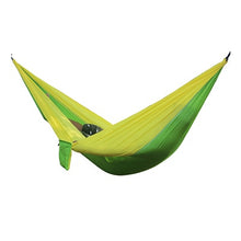 Load image into Gallery viewer, Single or Double Hammock for Adults Outdoor Backpacking Travel Hammock With 2 Straps and 2 Carabiners