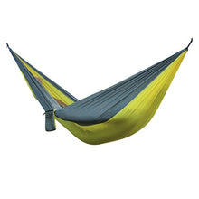 Load image into Gallery viewer, Single or Double Hammock for Adults Outdoor Backpacking Travel Hammock With 2 Straps and 2 Carabiners