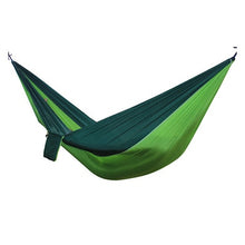 Load image into Gallery viewer, Single or Double Hammock for Adults Outdoor Backpacking Travel Hammock With 2 Straps and 2 Carabiners