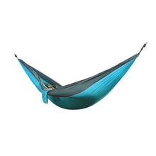 Load image into Gallery viewer, Single or Double Hammock for Adults Outdoor Backpacking Travel Hammock With 2 Straps and 2 Carabiners