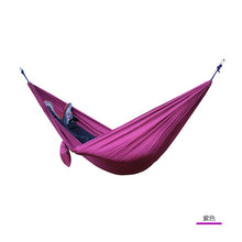 Load image into Gallery viewer, Single or Double Hammock for Adults Outdoor Backpacking Travel Hammock With 2 Straps and 2 Carabiners