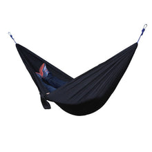 Load image into Gallery viewer, Single or Double Hammock for Adults Outdoor Backpacking Travel Hammock With 2 Straps and 2 Carabiners