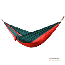Load image into Gallery viewer, Single or Double Hammock for Adults Outdoor Backpacking Travel Hammock With 2 Straps and 2 Carabiners
