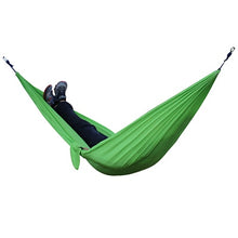 Load image into Gallery viewer, Single or Double Hammock for Adults Outdoor Backpacking Travel Hammock With 2 Straps and 2 Carabiners

