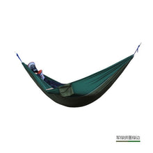 Load image into Gallery viewer, Single or Double Hammock for Adults Outdoor Backpacking Travel Hammock With 2 Straps and 2 Carabiners
