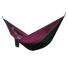 Load image into Gallery viewer, Single or Double Hammock for Adults Outdoor Backpacking Travel Hammock With 2 Straps and 2 Carabiners
