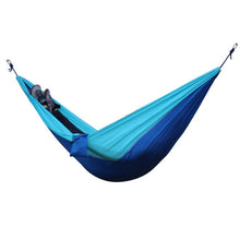 Load image into Gallery viewer, Single or Double Hammock for Adults Outdoor Backpacking Travel Hammock With 2 Straps and 2 Carabiners

