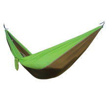 Load image into Gallery viewer, Single or Double Hammock for Adults Outdoor Backpacking Travel Hammock With 2 Straps and 2 Carabiners
