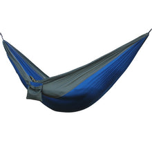 Load image into Gallery viewer, Single or Double Hammock for Adults Outdoor Backpacking Travel Hammock With 2 Straps and 2 Carabiners
